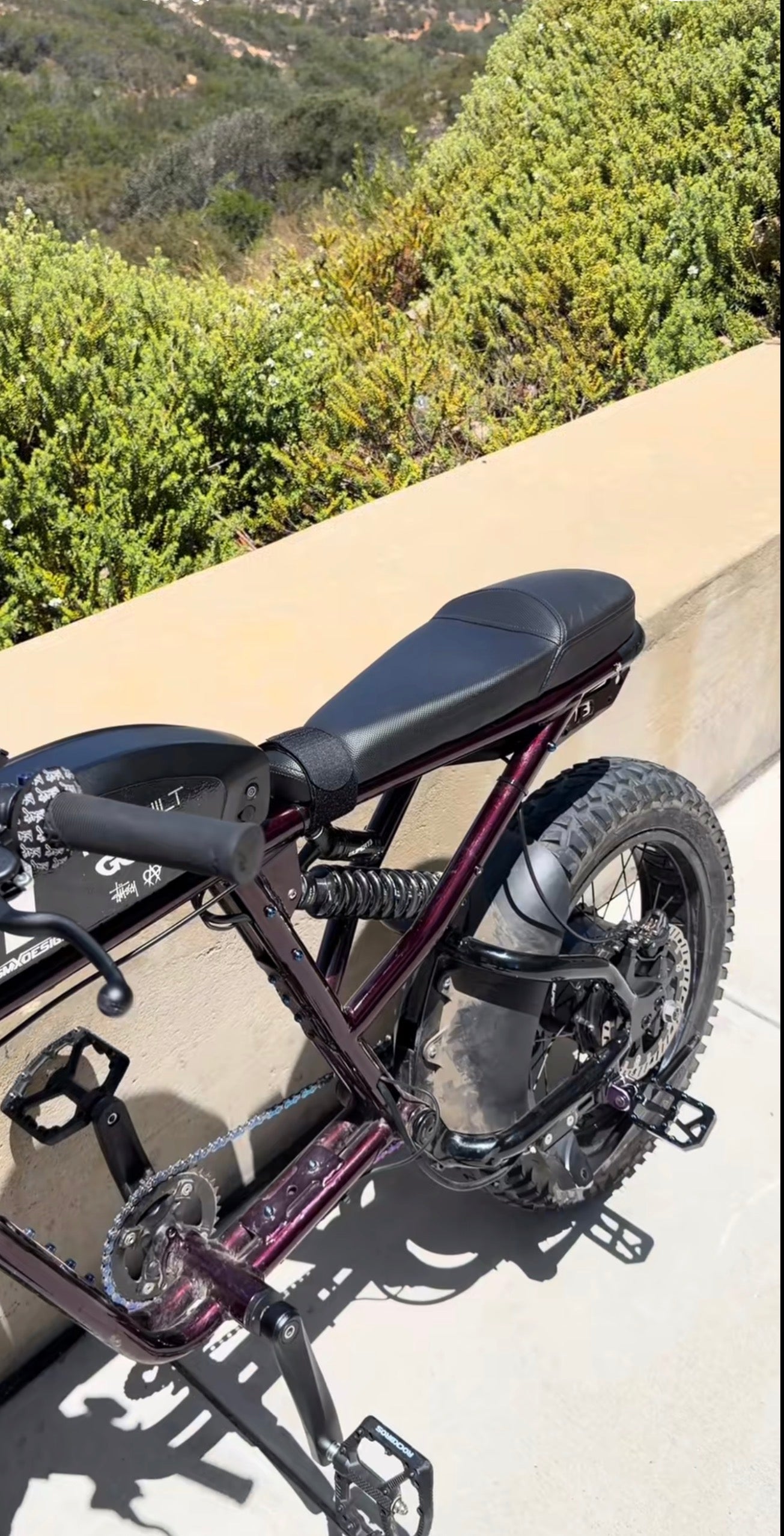 Super 73 Rear foot pegs